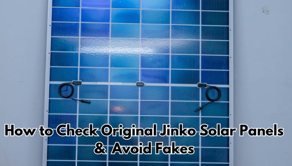 How to Check Original Jinko Solar Panels & Avoid Fakes